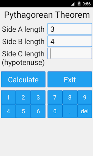 Pythagorean Theorem Calculator