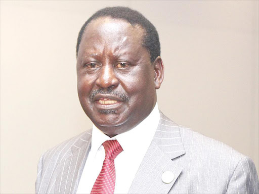 Cord Leader Raila Odinga. Photo/File