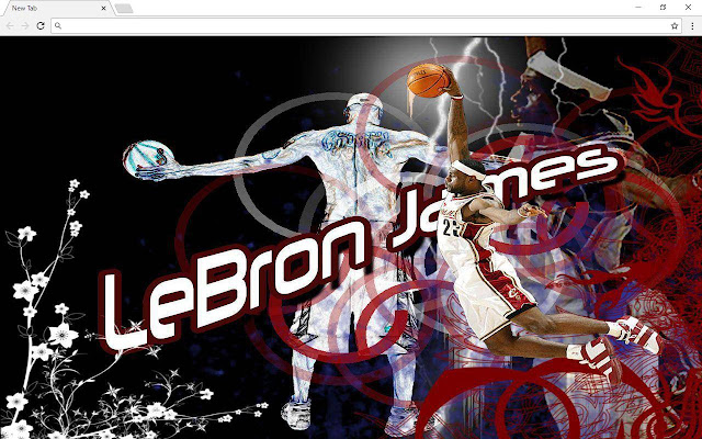 King James (LeBron James) New Tab Page