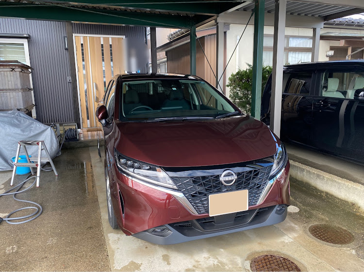 ノートeパワーの洗車・ガラスコーティング・冬の晴間に関するカスタム事例の投稿画像1枚目