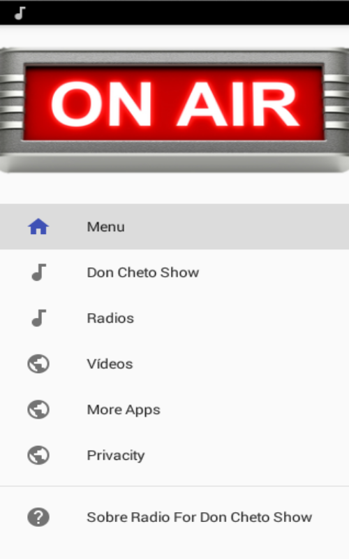 Radio For Don Cheto Show Screen 1