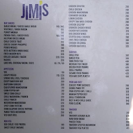 Jimi's Beer Cafe menu 1