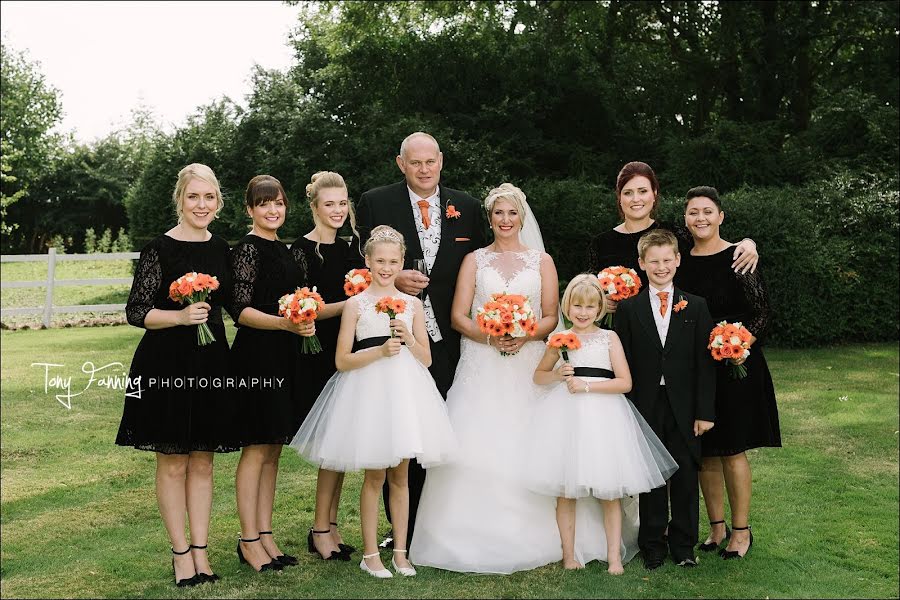 Düğün fotoğrafçısı Tony Fanning (tonyfanningphoto). 31 Mayıs 2019 fotoları