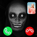 creepy horror fake video call