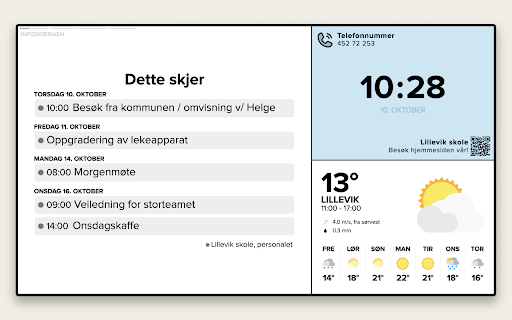 Infoskjermen Player screenshot 2