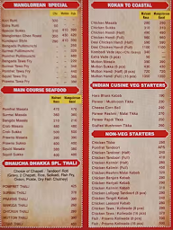 Royal Manglore menu 1