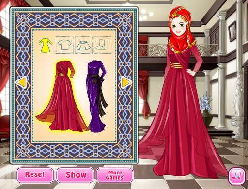 Dress Up Games veiled Makeup