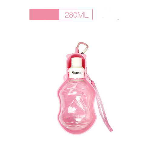Title 5, Portable dog outdoor water bottle with dispense...