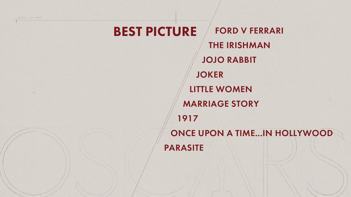 parasite best picture nominees