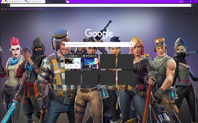 Fortnite (^^) The main characters of the Game chrome extension