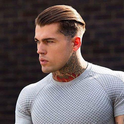 Low Fade With Long Slicked Back Hair | Haircuts for men, Dapper haircut, Cool mens haircuts