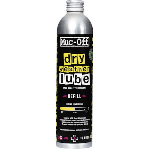 Muc-Off Bio Dry Bike Chain Lube - 300ml, Aluminum Refill Bottle