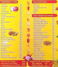 Amrit Juice Centre menu 1