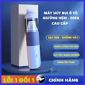 Máy Hút Bụi Cầm Tay Mini Hút Bụi Ô Tô Giường Đệm, Sofa, Lông Chó Mèo, Sạc Usb Tiện Nghi Nhỏ Gọn - V01