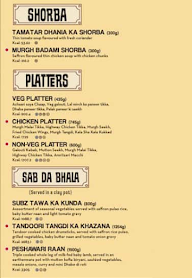 Semi Dhaba menu 2