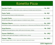 Konetto Pizza menu 1