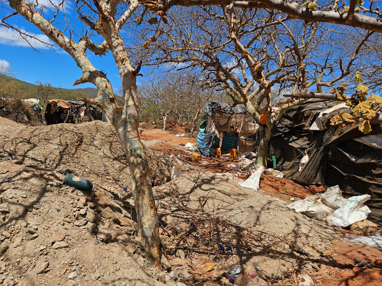 Dabel Artisinal Mining Sites in Marsabit, on March 14, 2024