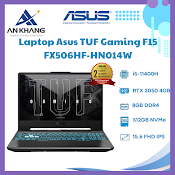 Laptop Asus Tuf Gaming F15 Fx506Hf Hn014W (Intel Core I5 - 11400H | 16Gb | 512Gb | Rtx 2050 4Gb | 15.6 Inch Fhd | Win 11 | Đen) - Hàng Chính Hãng - Bảo Hành 24 Tháng