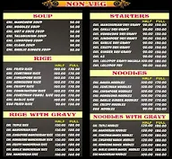 Sai Chinese menu 3