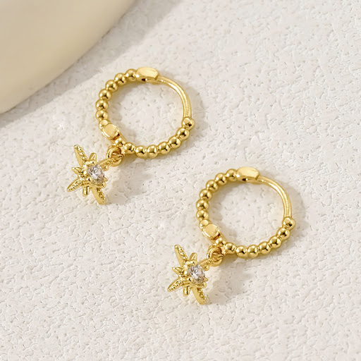 Title 3, Womens 18K Personalized Fashion Earrings Eight...