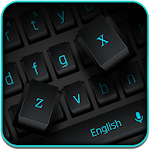 Cover Image of Baixar Modern Simple Black keyboard 10001002 APK