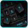 Moderne Simple Clavier Noir icon