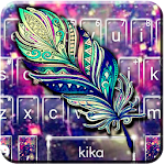 Cover Image of Baixar Tema de teclado Galaxy Feather 1.0 APK