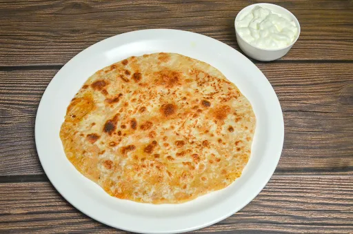 2 Aloo Paratha With Curd