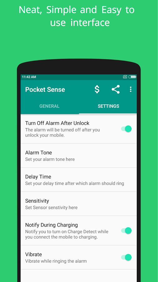    Pocket Sense- screenshot  