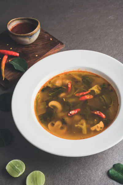 Vegetable Tom Yum Soup