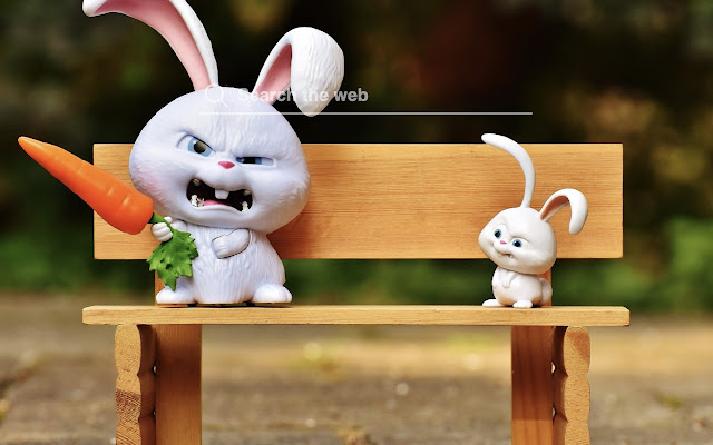 Funny Rabbits HD Wallpapers Theme