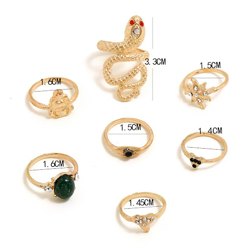Title 1, 7-Piece Multi-Piece Ring Set with Diamonds, Exa...