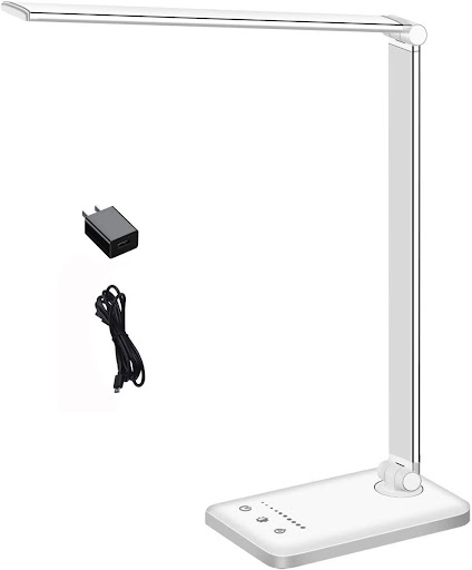 Title 5, LED Folding Table Lamp 25 Gears Dimming Color P...