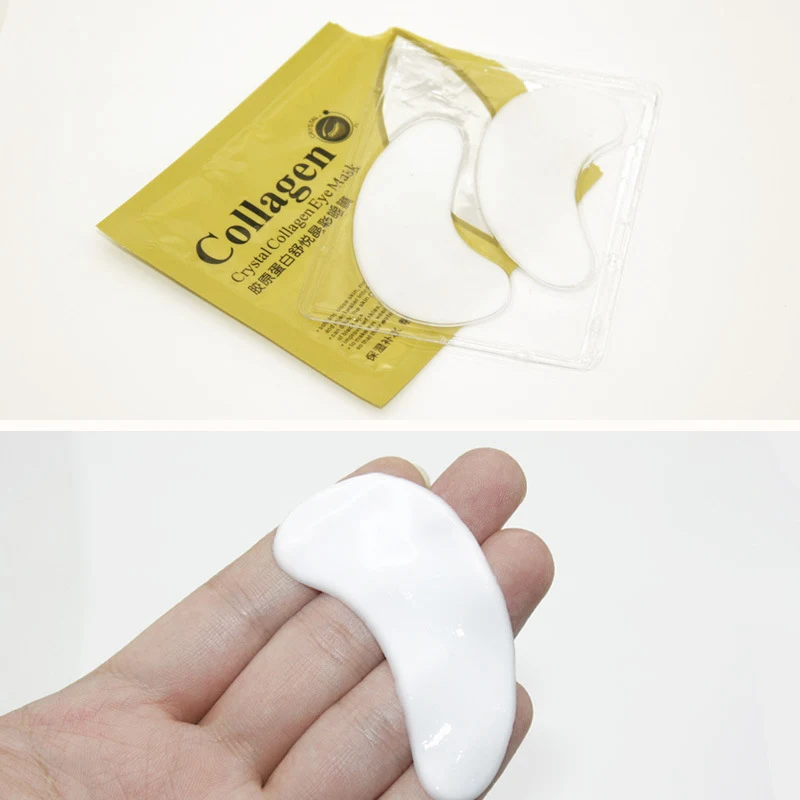 Máscara de Olhos de Cristal Calmante com Colágeno Colorido, Melhora Linhas Finas e Proporciona um Olhar Revitalizado e Radiante.