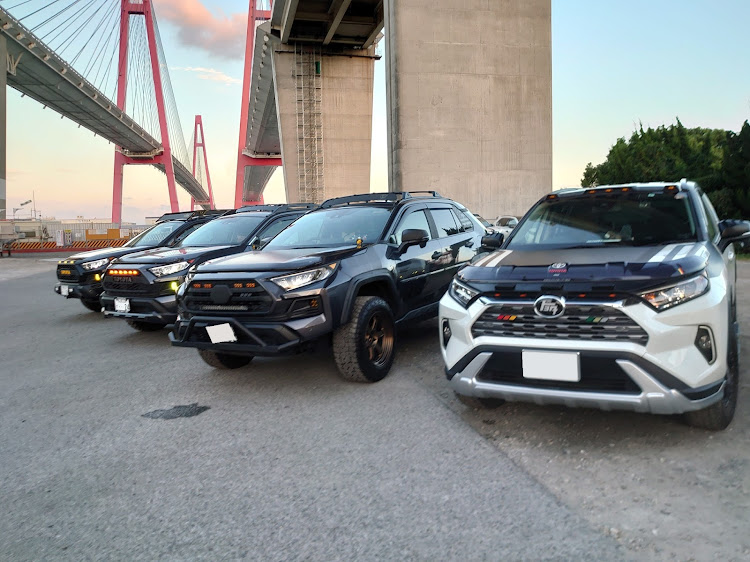 RAV4のRAV4乗りさんと繋がりたい・TRM(東海　RAV4 MEETHING)・トムス仕様コラボ😁・つながりに感謝🙇に関するカスタム事例の投稿画像9枚目