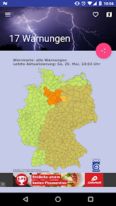 Wetterwarner screenshot 1