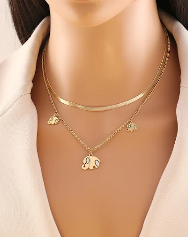 Collier personnalisé en acier inoxy - 1