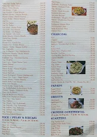 Hotel Vihar menu 4