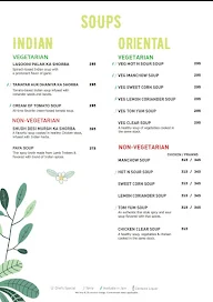 Rainforest menu 1