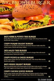 Big Brown Burger menu 3