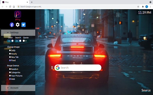 Pixy: Your Personalized New Tab Experience