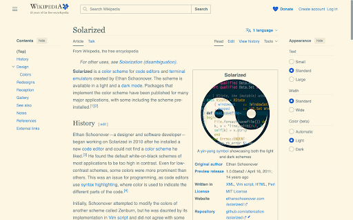 Solarized Web — Eye-Friendly Theme for Every Site screenshot 4
