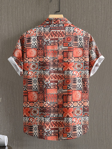 Title 7, Mens Middle East Retro Short Sleeve Shirt prov...