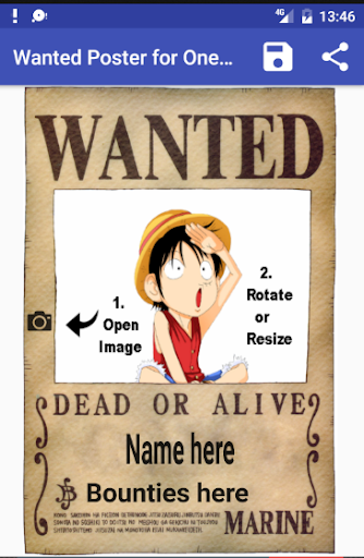 Wanted Poster Maker for OP