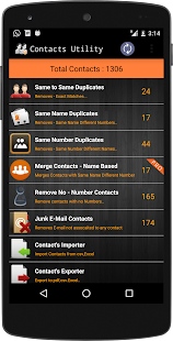 Duplicate Contacts & Utilities Screenshot