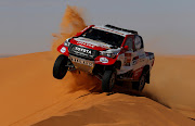 Fernando Alonso finds good speed in the SA-built Toyota Hilux.