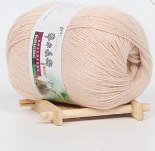 Title 4, Hand-knitted baby wool scarf, pure cashmere thr...