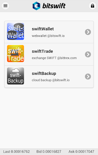 Bitswift Wallet Trade