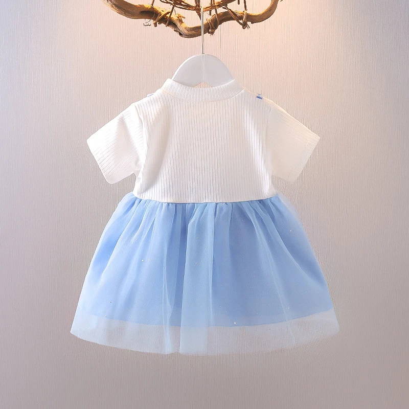 Title 3, Robe de princesse dété pour filles, en coton à...