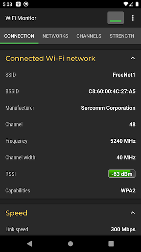 Screenshot WiFi Monitor Pro: net analyzer